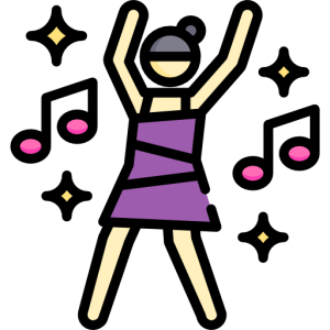 bailar actividad niños casa moverse