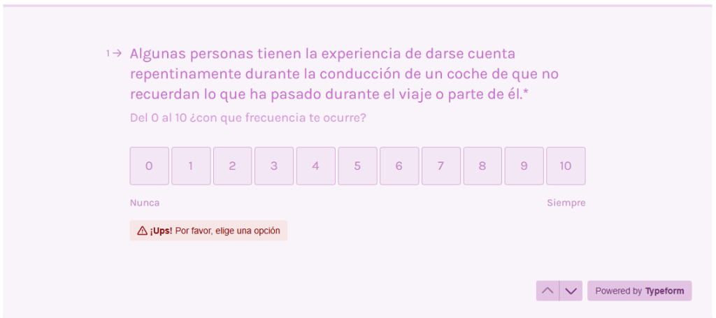 test des ii disociacion gratis