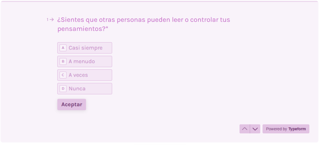 ir al test de esquizofrenia